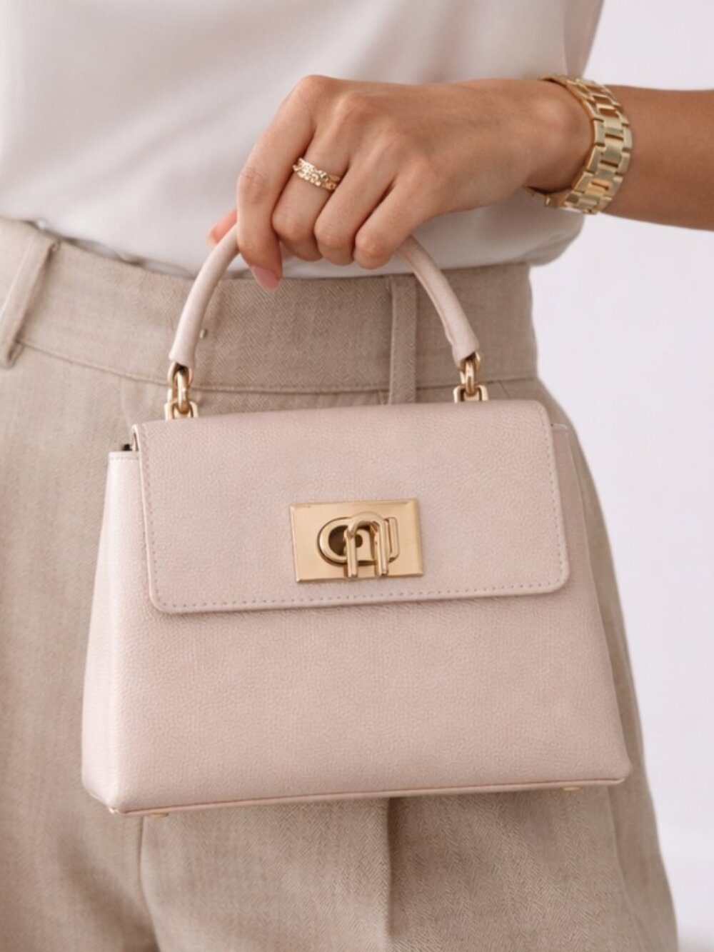 Furla Top Handle Crossbody Bag